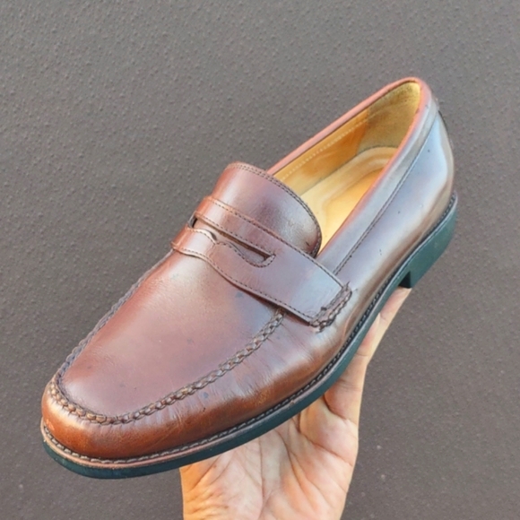 JOHNSTON MURPHY Men's Ainsworth Penny 20-7796 Mahogany - Picture 8 of 17